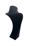 Süet Kumaş Elisia Manken Siyah Renk 40/20 Cm Kolye Gerdanlık Takı Sergileme Mankeni - Resim 2