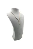 Süet Kumaş Elisia Manken Gri Renk 40/ 20 Cm Kolye Gerdanlık Takı Sergileme Mankeni ürün görseli