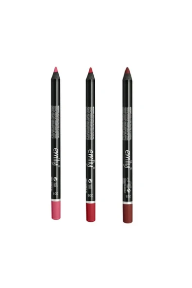 EMİLY 3'LÜ DUDAK KALEMİ NO: 201-205-223 ürün görseli
