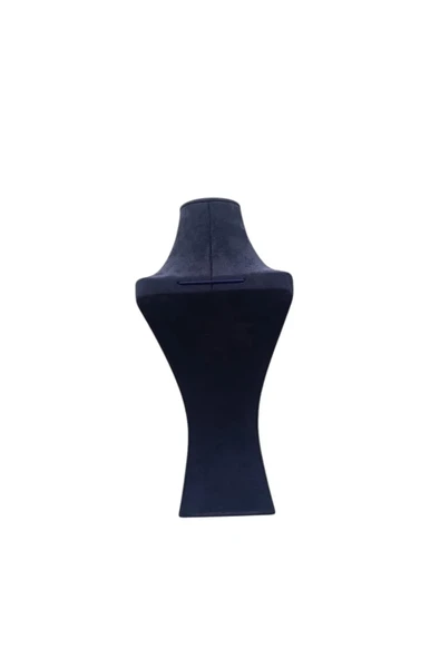 Adonis Model Sardunya Kumaş Lacivert Renk Boy 38cm Kolye Takı Sergileme Mankeni - 3