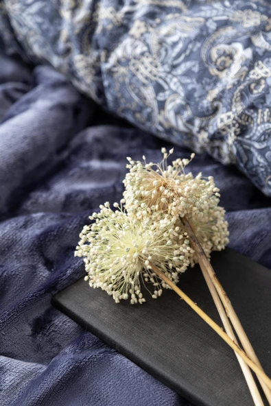 Çift Kişilik Antica İndigo My Touch Nevresim Takımı - Resim 2