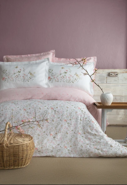 King Size Windflower Tencel Nevresim Takımı