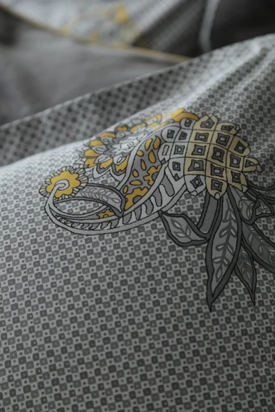 Tek Kişilik Antica Gray My Touch Nevresim Takımı - 3