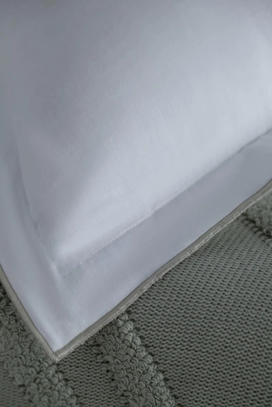 Çift Kişilik Moneda Adaçayı Yatak Örtüsü Nevresim Seti - 4