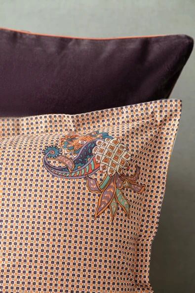 Çift Kişilik Antica Mürdüm My Touch Nevresim Takımı - Resim 2