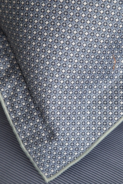 King Size Regina İndigo Elegance Saten Nevresim Takımı - 5