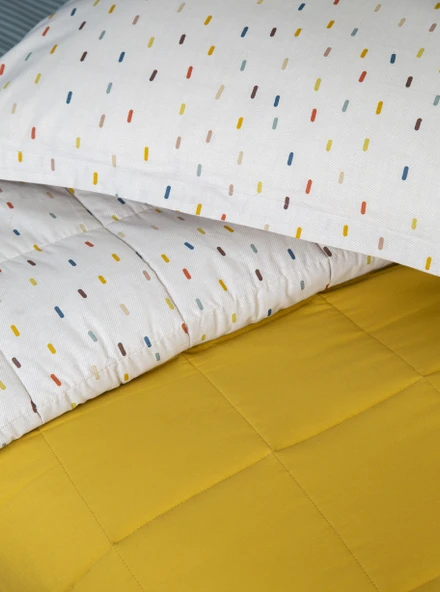 Tek Kişilik Yatak Örtülü Set Luvi - 4