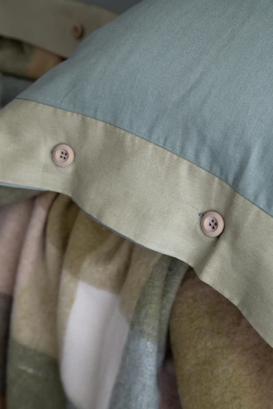 Tek Kişilik Porto Olive Battaniyeli Nevresim Takımı