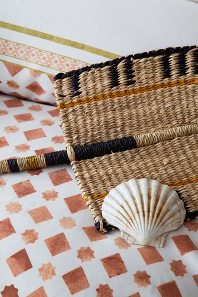 King Size Terra Terracota Tencel Nevresim Takımı - 3