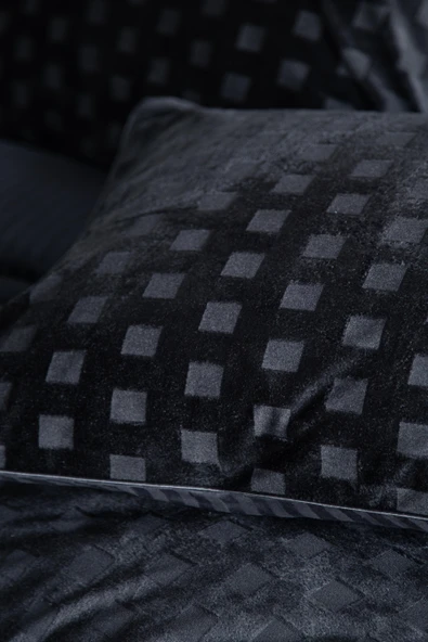 Çift Kişilik Times Black Unique Touch Nevresim Takımı - 4