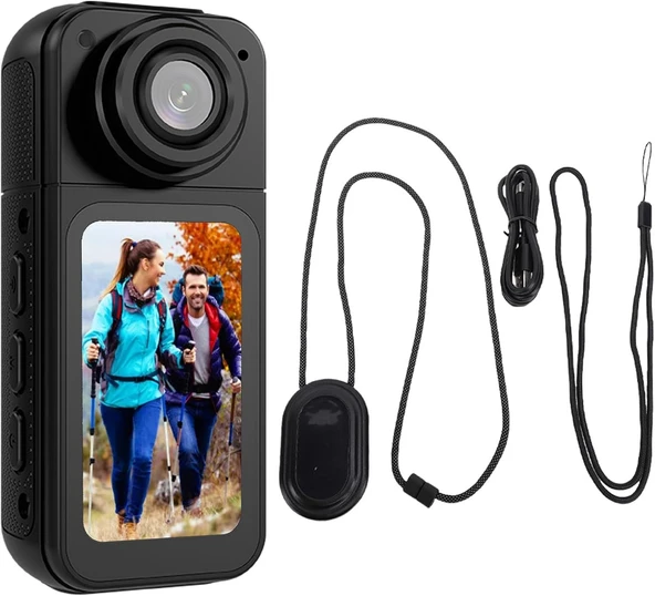 Ozmik S70 2.7k çözünürlük, 180D. Dönen Lens  Wifi Manyetik Gövde montajı Aksiyon kamera