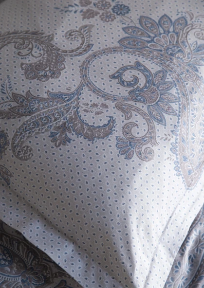 Çift Kişilik Berta Yeşil Elegance Saten Nevresim Takımı - Resim 2