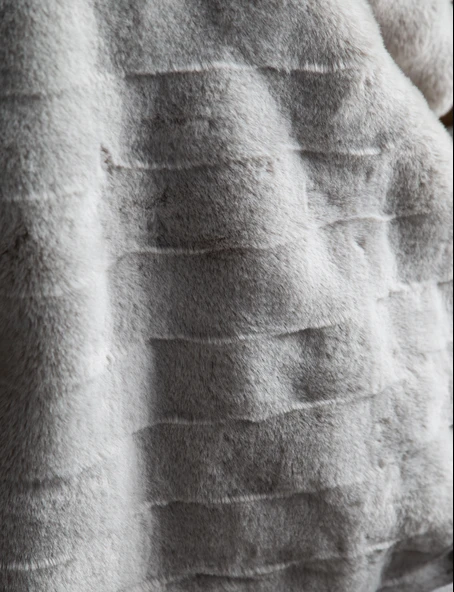 Çift Kişilik Nolan Gri Yatak Örtülü Nevresim Set - 3