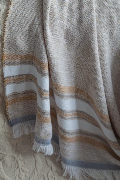 Çift Kişilik Aleph Linen Timeless Yatak Örtüsü Nevresim Prime Set - 2