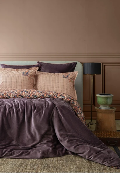 Çift Kişilik Antica Mürdüm My Touch Nevresim Takımı ürün görseli 1