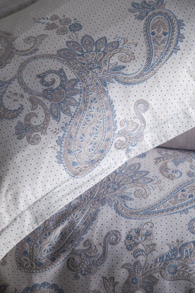 Çift Kişilik Berta Yeşil Elegance Saten Nevresim Takımı - Resim 3