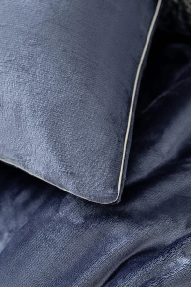 Tek Kişilik Antica İndigo My Touch Nevresim Takımı - 4