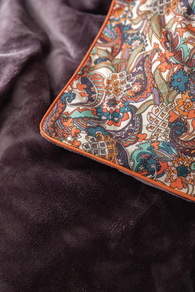 Tek Kişilik Antica Mürdüm My Touch Nevresim Takımı - 4