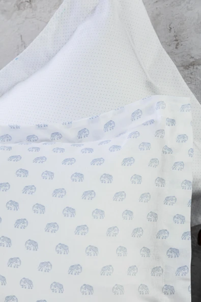 Çift Kişilik Oliver Blue Bambu Pike Seti - 3