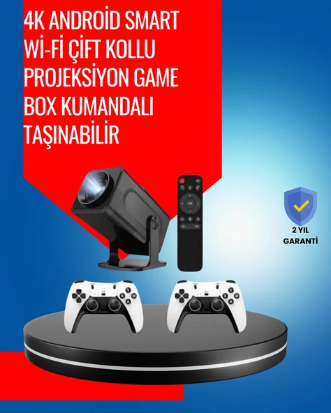 1.5 KG Ağırlığında, 4500 Retro Oyunlu Multimedya Projektör ürün görseli 1