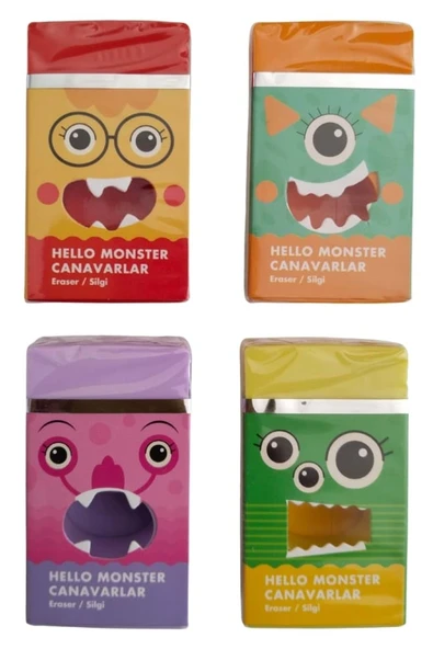 Canavarlar Silgi 1 adet - Resim 3