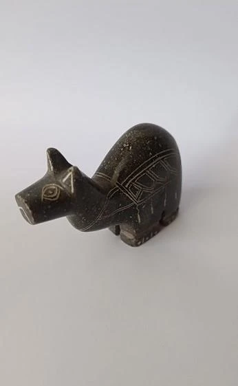 Deve Biblo Doğal Siyah Onix Taşı Mermer Hayvan Heykel Ev Ofis Masa Süsü Dekoratif Obje - Resim 11