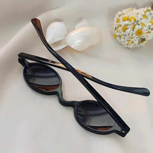 Silvio Monetti SM-21001 Col 01 UV400 Kadın Güneş Gözlüğü Kutusunda - Resim 2