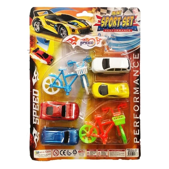 Mini Bisklet ve Arabalı Spor Seti ürün görseli 1