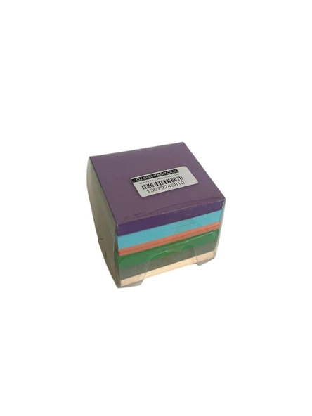 6 Renkli Küp BLok, Bloknot 7x7 cm ürün görseli