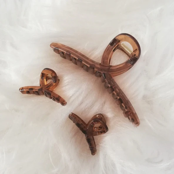 3'lü Kahverengi Toka Seti