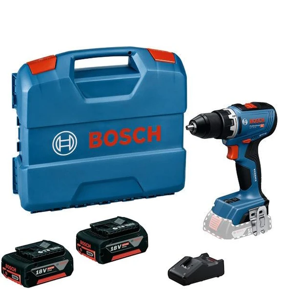 Bosch GSR 18V-65 2x4.0Ah Çift Akülü Vidalama ürün görseli