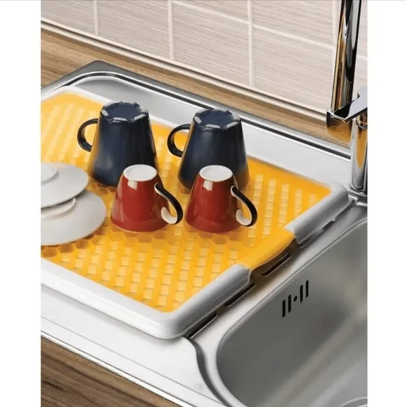 G-529 Pratik Süzdürgeç Bulaşık Altlığı - Resim 4