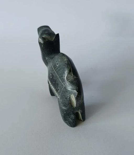 Deve Biblo Doğal Siyah Onix Taşı Mermer Hayvan Heykel Ev Ofis Masa Süsü Dekoratif Obje - Resim 4