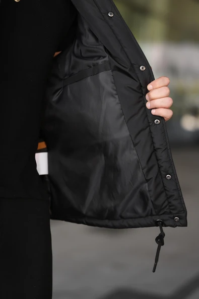 ERKEK KADİFE YAKA ŞİŞME GÖMLEK MONT - 9