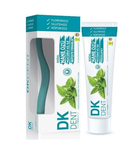 Dk Dent Diş Macunu 75ml+Diş Fırça Vegan Nane - 1