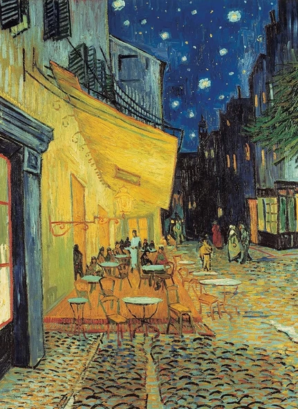 Clementoni 1000 Parça Museum Collection 31470 Yetişkin Puzzle Van Gogh “Café Terrace at Night!” - 2