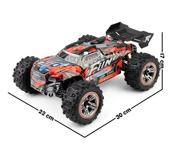 60 Km Hız Yapan Elektrikli Araba Uzaktan Kumandalı Led Işıklı 4X4 Off-road Arazi Aracı - Resim 4