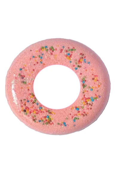 1 Adet Donut Köpüren Jakuzi Boy Banyo Bombası 120gr Banyo Topu