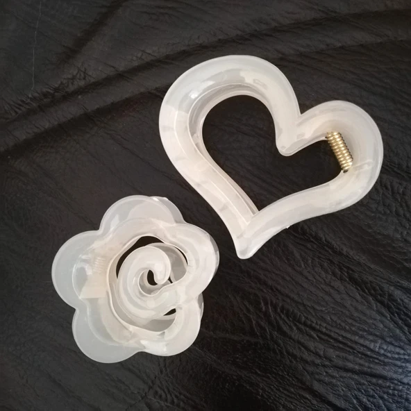 İkili Kalp-Çiçek Toka ürün görseli