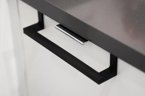 Modern El Havlu Askısı 170 mm-Mutfak dolabı kapağına takılan (2'li) - 2
