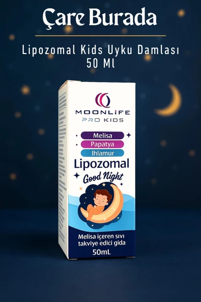 Moonlife - Lipozomal Kids Uyku Damlası 50 Ml (Melisa & Papatya & Ihlamur) ürün görseli
