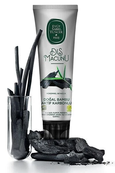 Eyüp Sabri Diş Macunu Doğal Karbonlu 90ml - 1
