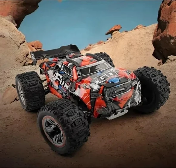60 Km Hız Yapan Elektrikli Araba Uzaktan Kumandalı Led Işıklı 4X4 Off-road Arazi Aracı - Resim 3