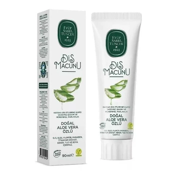 Eyüp Sabri Diş Macunu Doğal Aloe Vera 90ml - 1