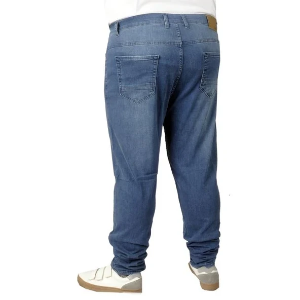 Büyük Beden Erkek Pantolon Kot 21920 Mavi - Resim 2