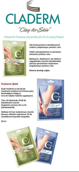 6'lı Yüz-Göz-Saç-Ayak-Bacak Peeling Gözenek Açıcı Gerdirme Komple Bakım Maske - 5