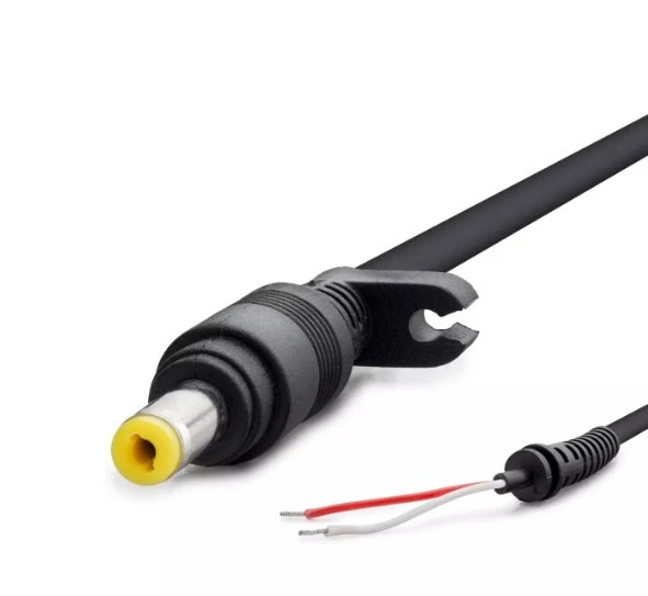 Hadron Hdx5546 Notebook Adaptör Tamir Kablosu 4.8 1.7 Hp 30W-90W 1.2M Siyah ürün görseli