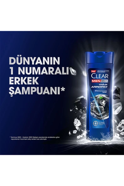 Clear Men Kepeğe Karşı Etkili Şampuan Yoğun Arındırıcı 350 ml X3 - 7