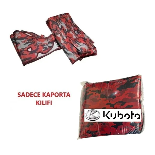Kubota 8540 Bahçe Tipi Traktör Kılıfı Branda - Resim 2