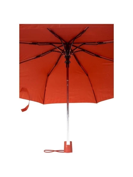 Kırmızı Otomatik Kadın Şemsiye - Resim 3